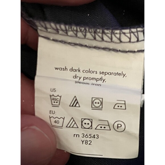 Van Heusen Shirt Mens 15.5 32/33 Purple Lux Sateen Regular Fit Dress 20KH539510 - Picture 9 of 10